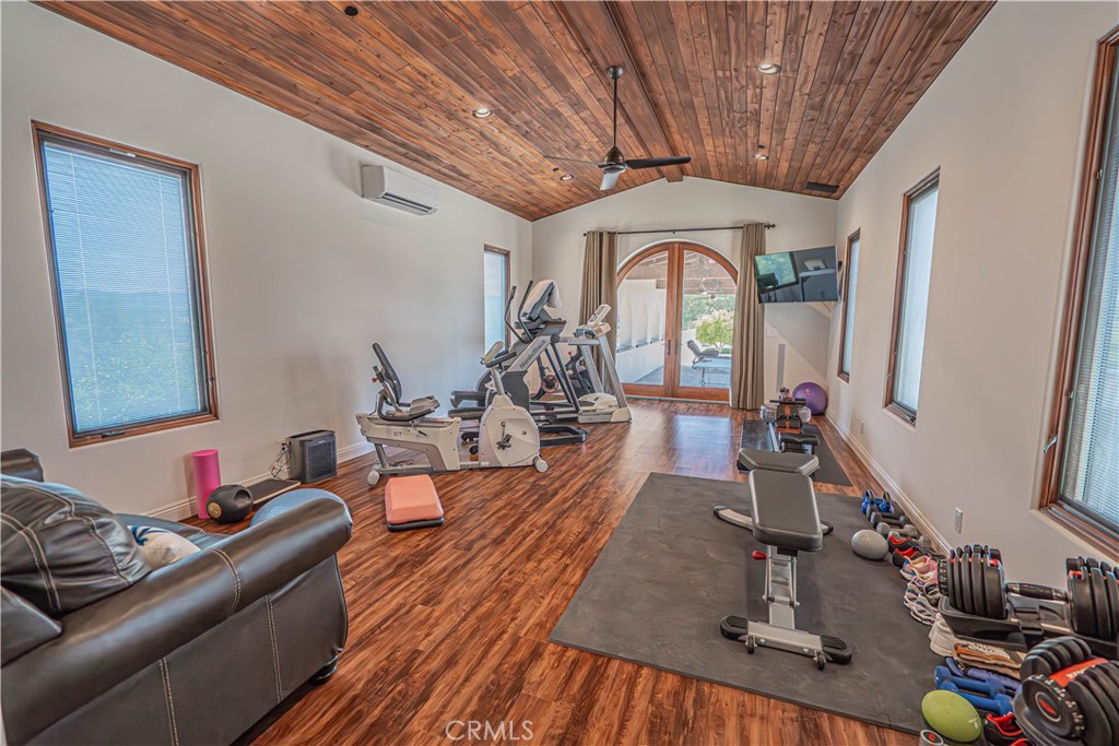 3030 Templeton Road Templeton, CA 93465 - Photo 51 of 75 A gorgeous gym with an attached bathroom adds a wonderful touch to this extravagant pool area.