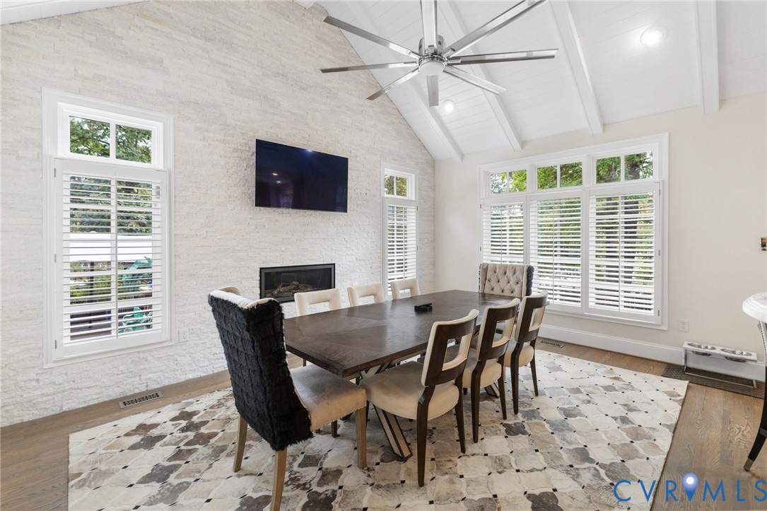 119 Countryside Lane Henrico, VA 23229 - Photo 23 of 76 a view of a dining room with furniture window and wooden floor