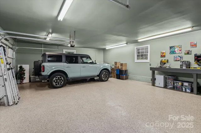 a view of car garage