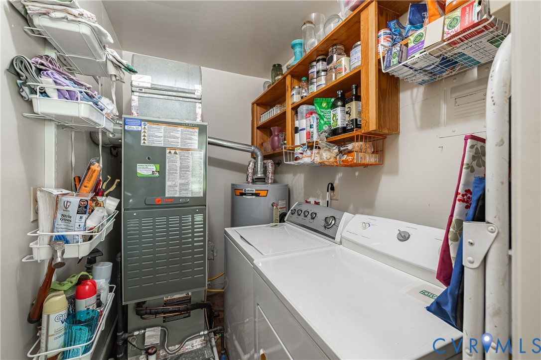 1107 Ridgecrest Drive Henrico, VA 23229 - Photo 13 of 26 Dedicated pantry/ utility space featuring a washer