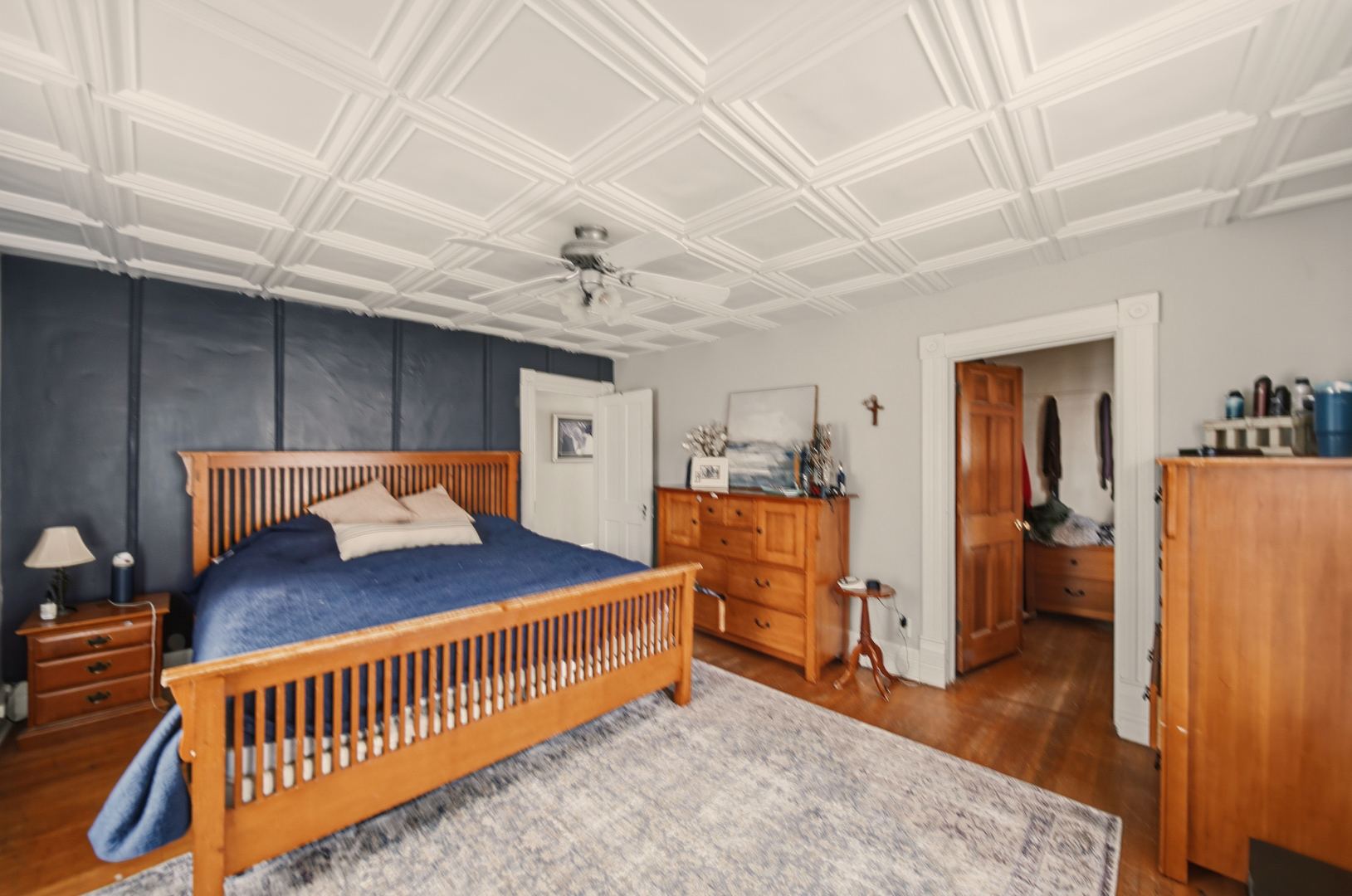316 East 3rd Street Dixon, IL 61021 - Photo 23 of 45 a bedroom with furniture and a wooden floor