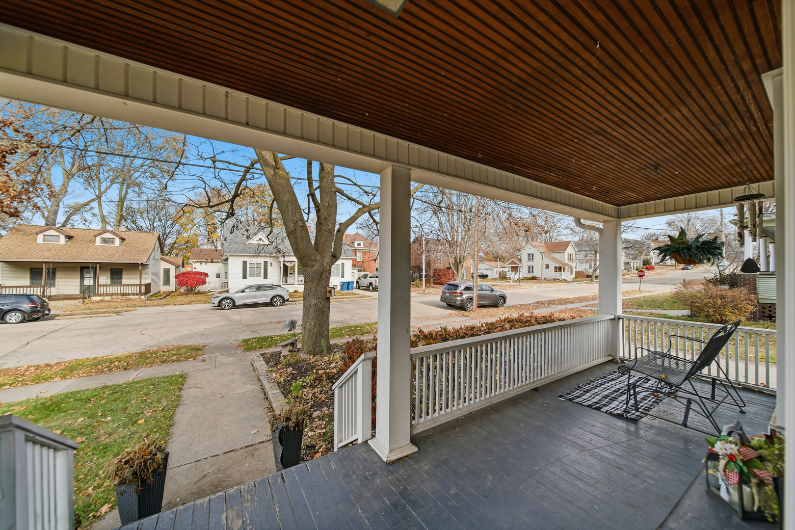 316 East 3rd Street Dixon, IL 61021 - Photo 40 of 45 a view of a porch with furniture and garden