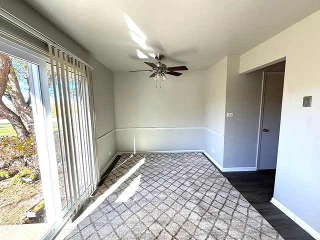 a view of a room with a staircase