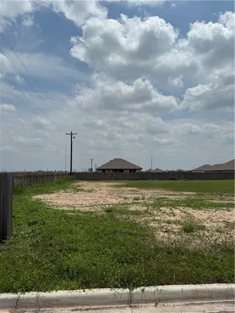 a view of an ocean from a yard