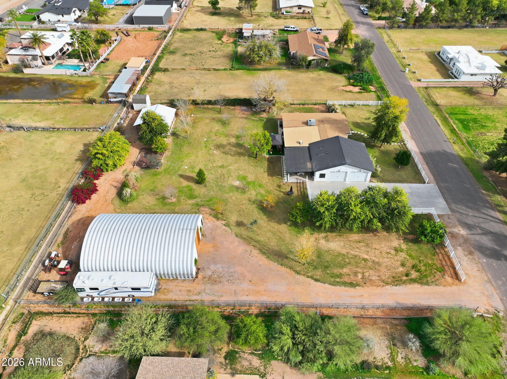 2858 East Redfield Road Gilbert, AZ 85234 - Photo 12 of 60 an aerial view of a house with lake view