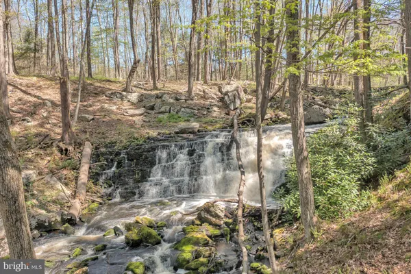 a view of fountain in the yard