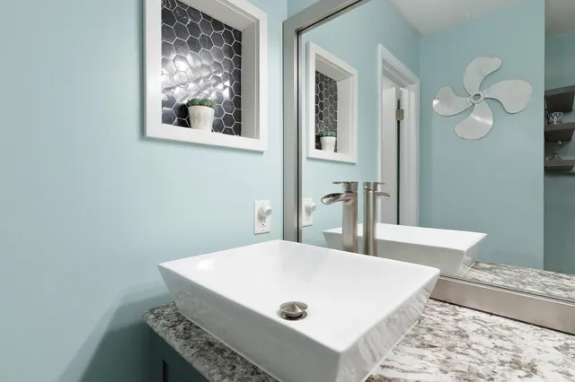 a room with furniture and a window