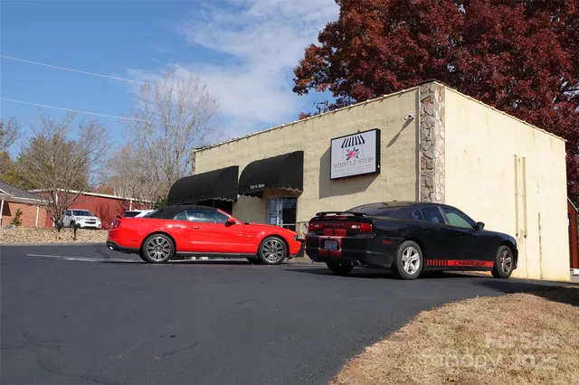 a view of car parked in parking