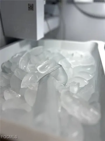 a bird view of a backyard