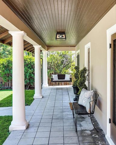 a view of porch with seating space