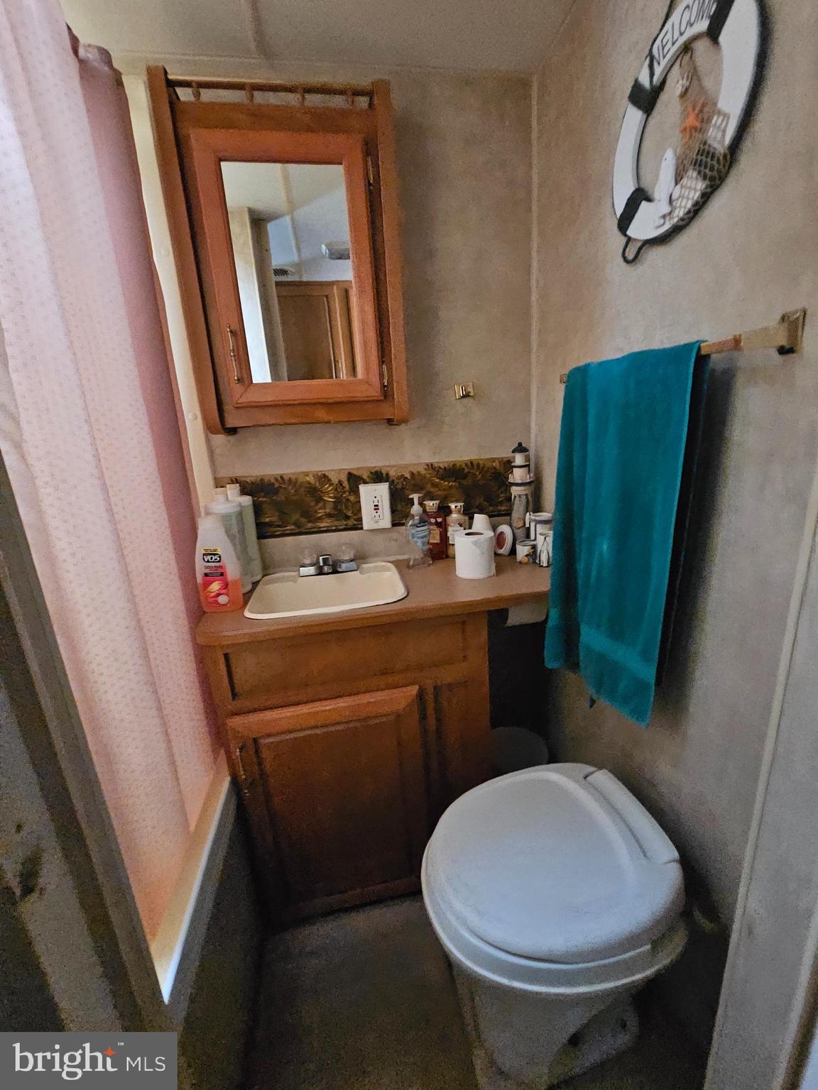 227-226 Little Beaver Lane, Unit GLEN 1 Earleville, MD 21919 - Photo 20 of 26 a bathroom with a sink a toilet and mirror