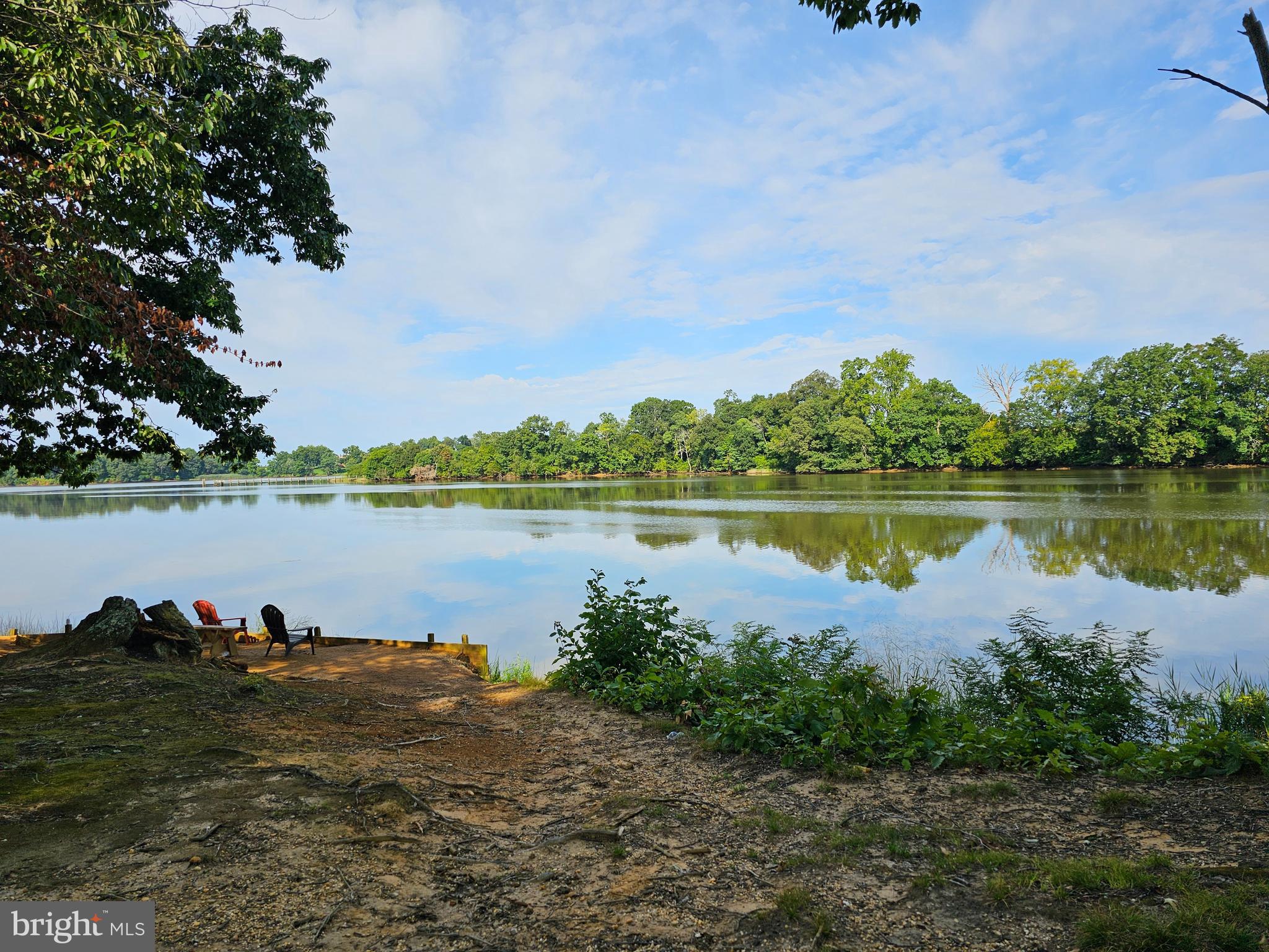 227-226 Little Beaver Lane, Unit GLEN 1 Earleville, MD 21919 - Photo 24 of 26 a view of a lake with a big yard and large trees