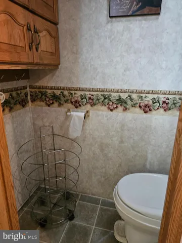 a white toilet sitting next to a shower