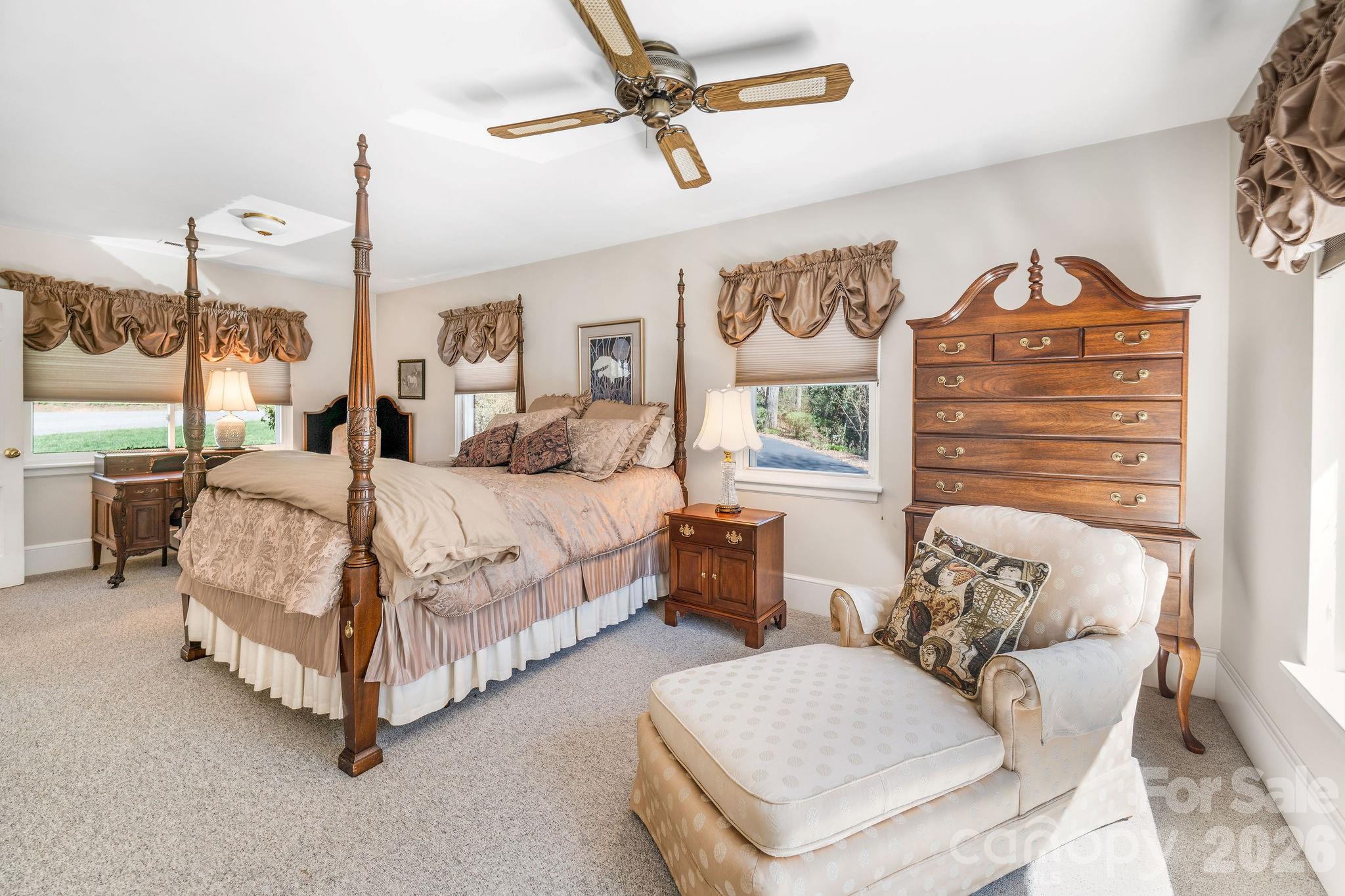 4 Dogwood Road Asheville, NC 28804 - Photo 28 of 48 a bedroom with a bed couch and window