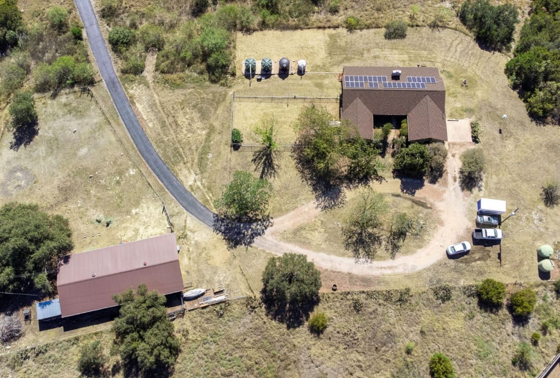 12516 Wire Road Leander, TX 78641 - Photo 18 of 40 an aerial view of a house with a yard