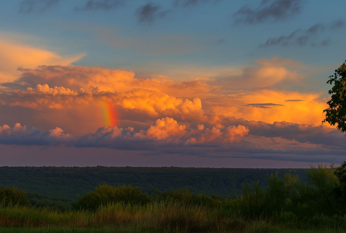 12516 Wire Road Leander, TX 78641 - Photo 29 of 40 a sunset view with mountains in the background