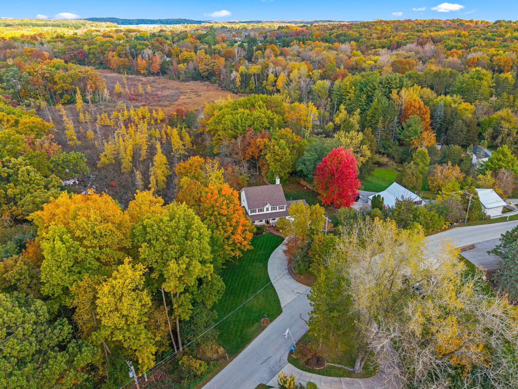 1815 Bark River Drive Delafield, WI 53029 - Photo 57 of 63 1815 Bark River Drive, Hartland - Drone-