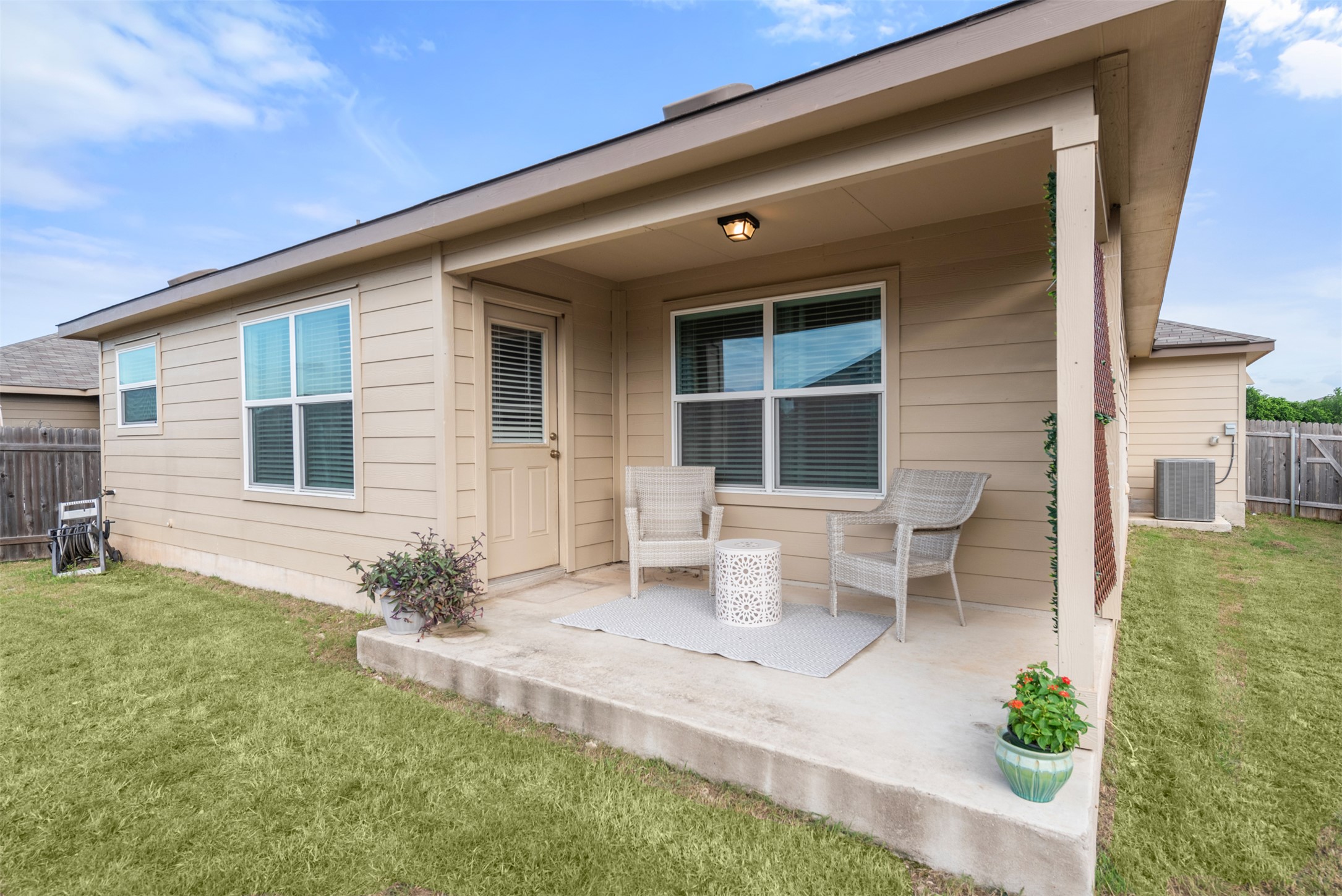 230 Crystal River Road Kyle, TX 78640 - Photo 20 of 27 Private covered back porch