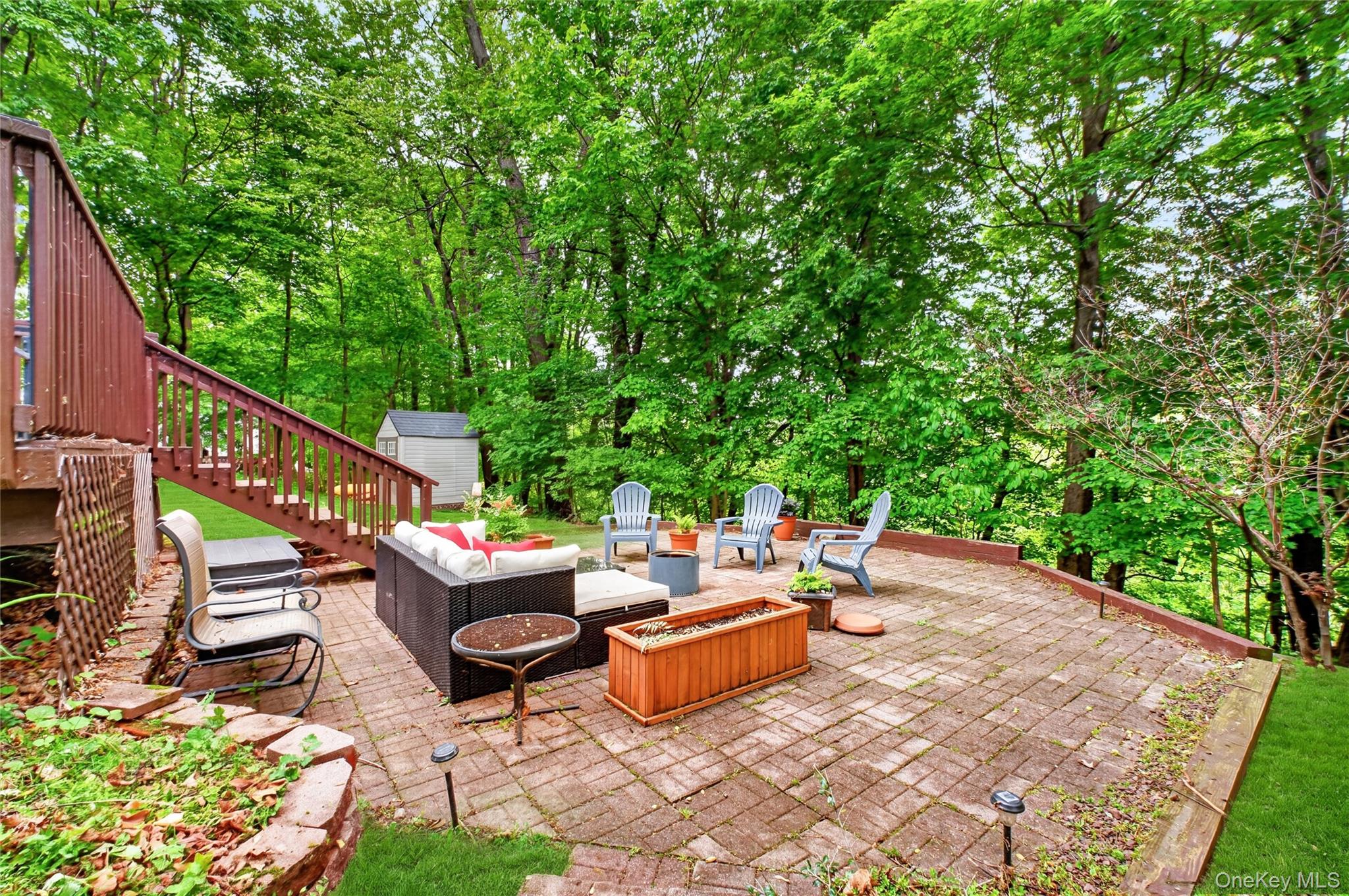 127 Belvedere Road Beacon, NY 12508 - Photo 28 of 37 a backyard of a house with outdoor seating