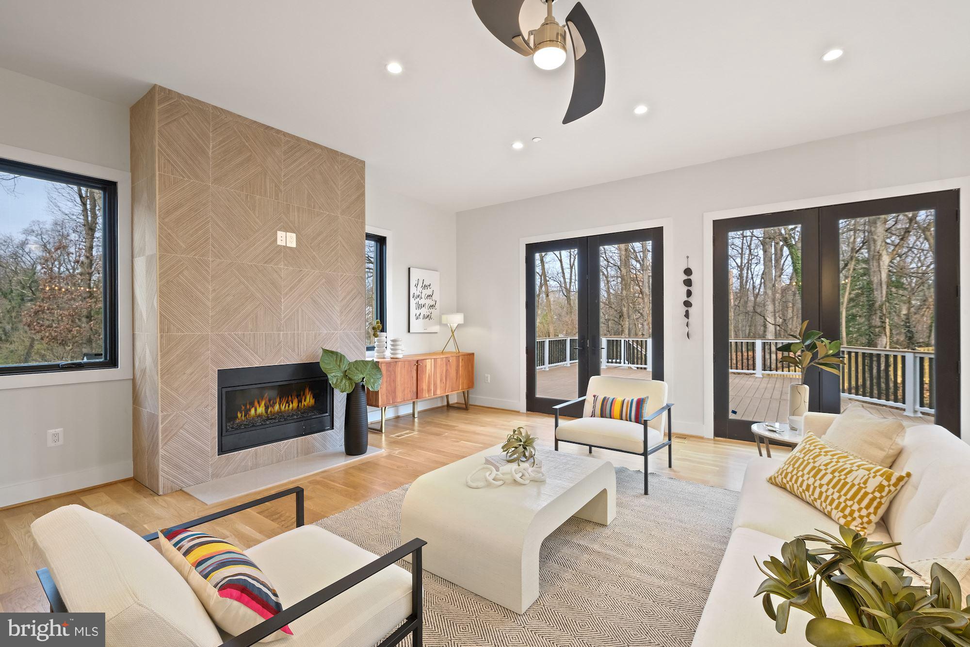 705 Silver Spring Avenue Silver Spring, MD 20910 - Photo 21 of 58 Floor-to-Ceiling slider doors open to