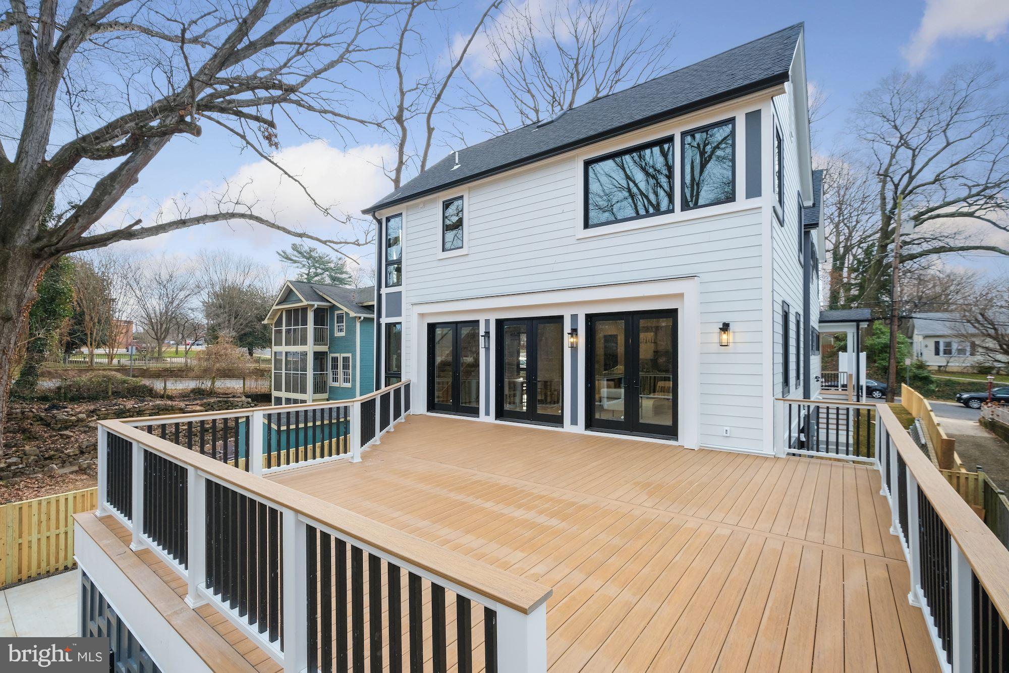 705 Silver Spring Avenue Silver Spring, MD 20910 - Photo 22 of 58 a spacious TREX deck (an entertainer's dream!)