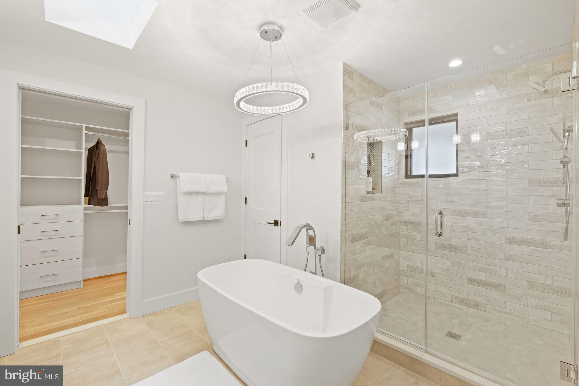 705 Silver Spring Avenue Silver Spring, MD 20910 - Photo 35 of 58 Dual Vanity & Gorgeous Porcelanosa tile.