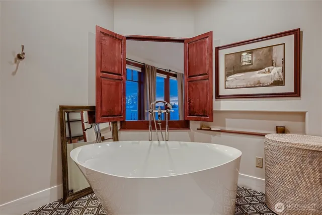 a view of lobby with furniture