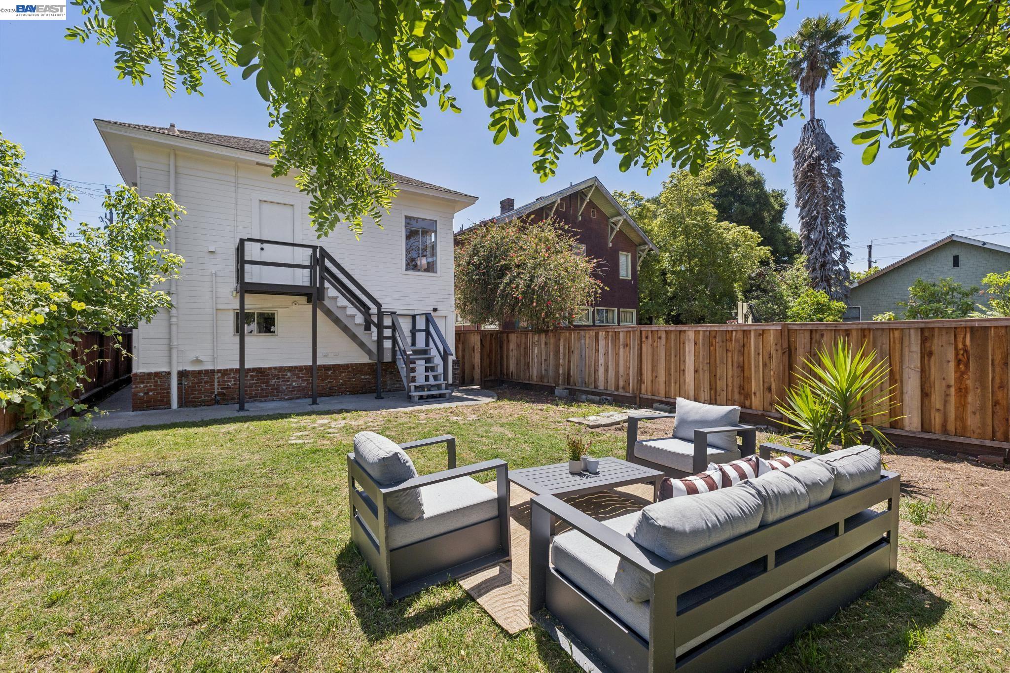 1219 Pearl Street Alameda, CA 94501 - Photo 37 of 40 a view of an house with backyard and sitting area