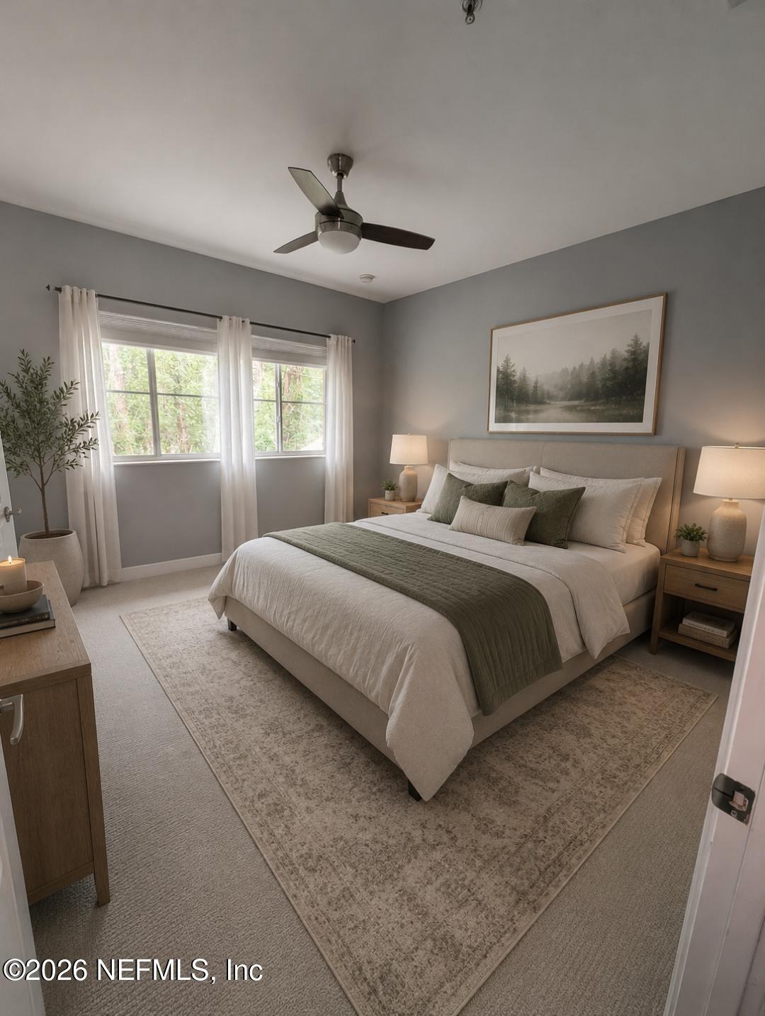 9745 Touchton Road, Unit 2327 Jacksonville, FL 32246 - Photo 12 of 20 Master bedroom virtual stage