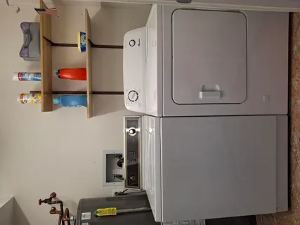 a view of wooden balcony