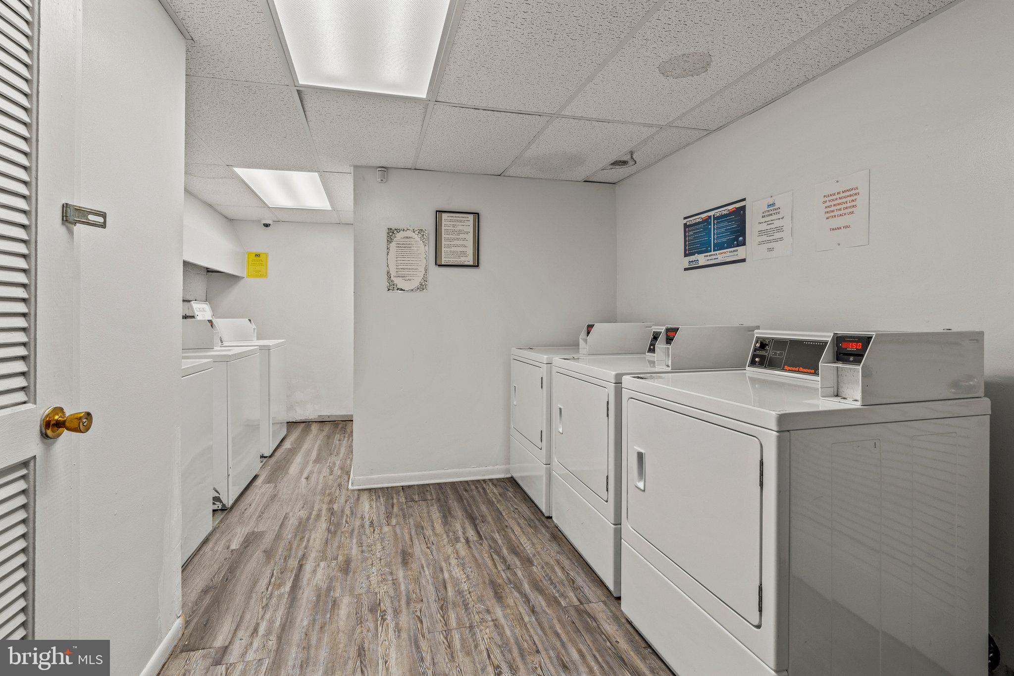 400 Glendale Road, Unit D51 Havertown, PA 19083 - Photo 2 of 17 a view of storage and utility room with washer and dryer