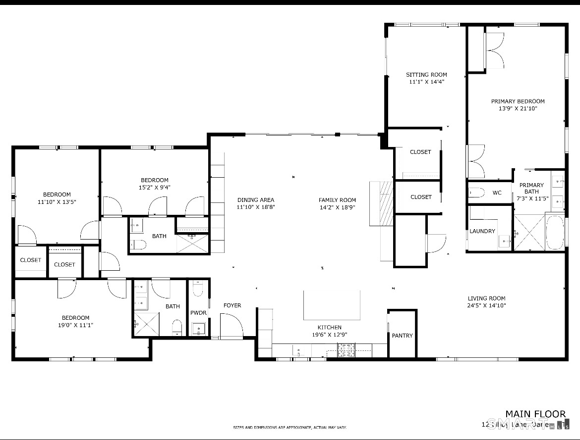 12 Libby Lane Darien, CT 06820 - Photo 35 of 36 a picture of a floor plan