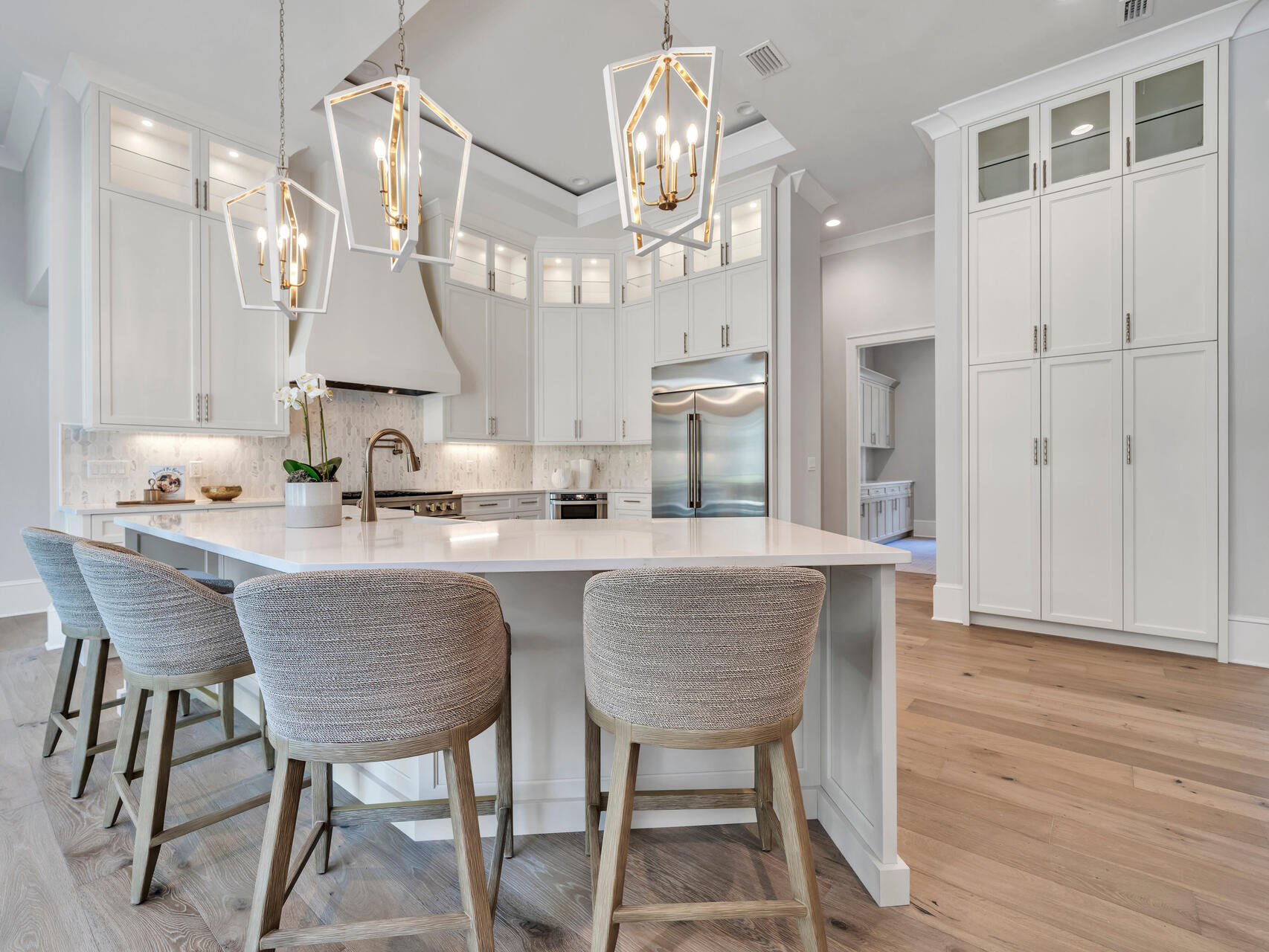 3526 Burnt Pine Lane Miramar Beach, FL 32550 - Photo 13 of 49 a dining room with furniture and wooden floor