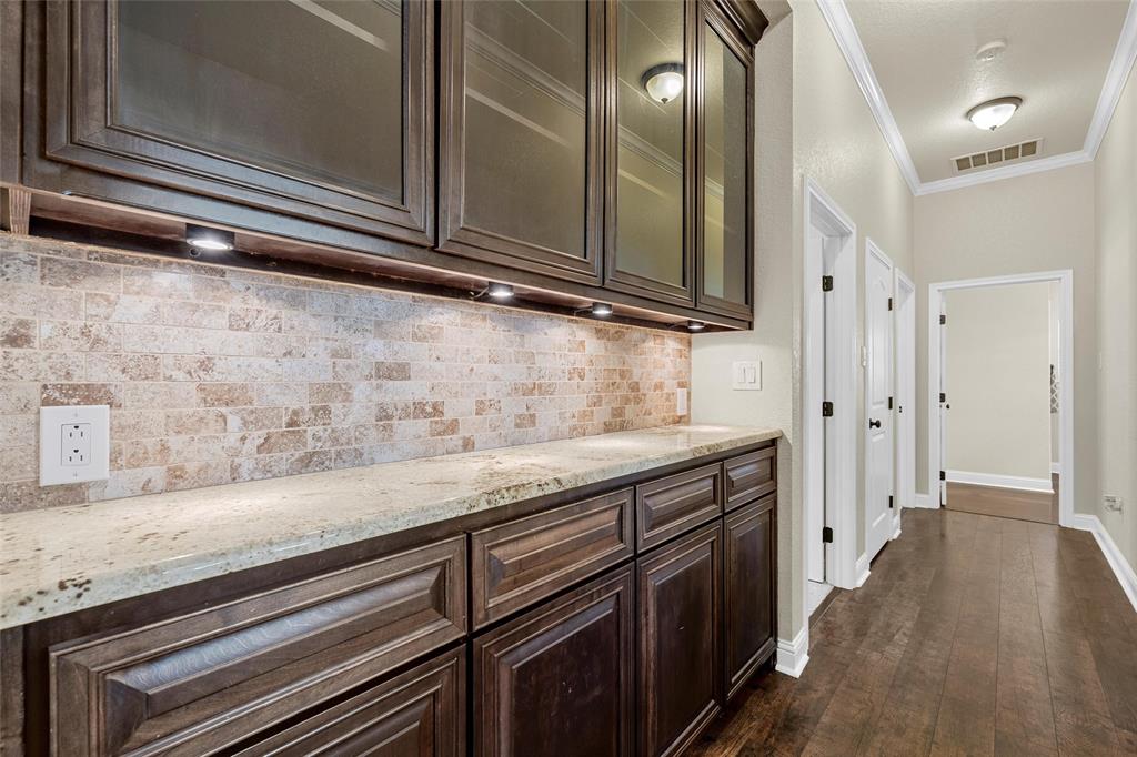 2743 Tokio Road West, TX 76691 - Photo 20 of 40 a view of a kitchen with stainless steel appliances granite countertop cabinets and wooden floor