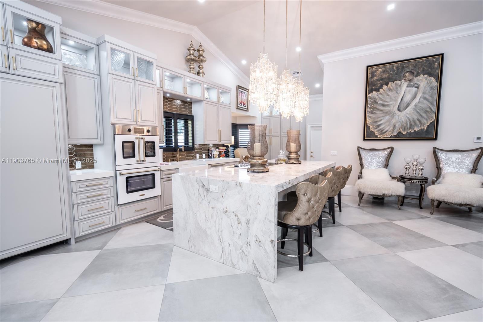 61 Northwest 128th Avenue Plantation, FL 33325 - Photo 9 of 24 a living room with furniture and view of kitchen