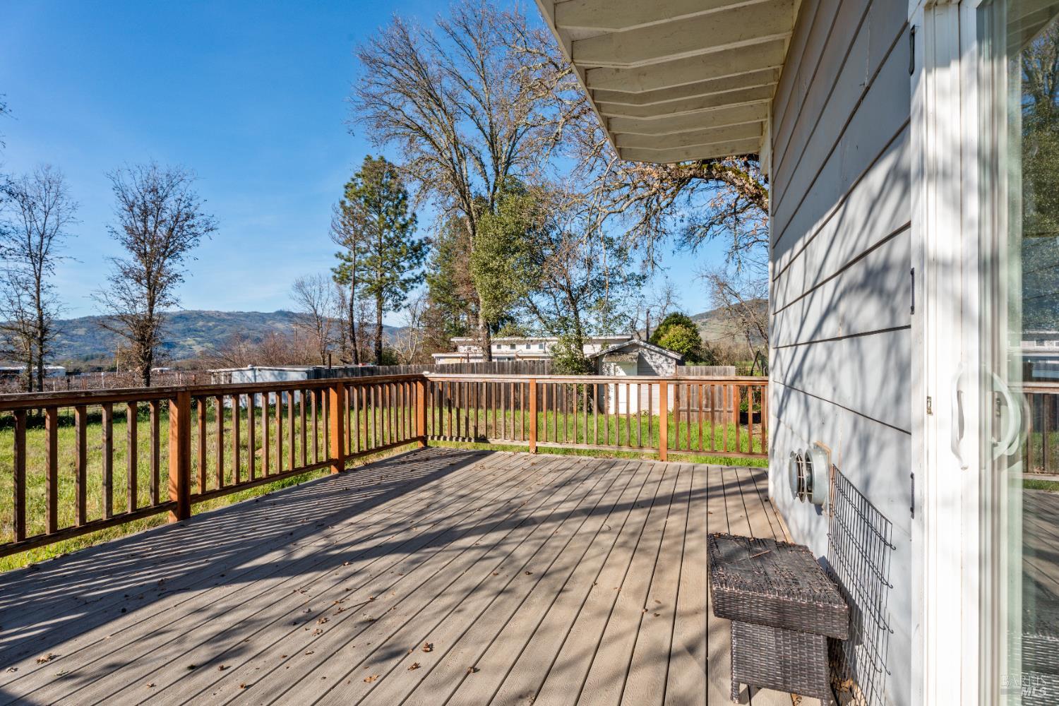 2901-2903 Rd I, Unit AC Redwood Valley, CA 95470 - Photo 16 of 32 Back deck facing southwest.