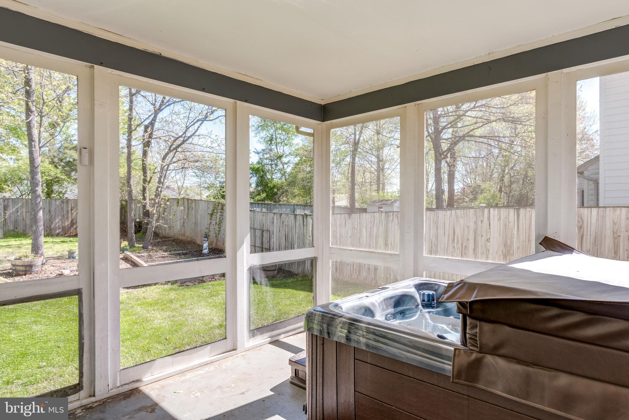 333 Silver Ridge Drive Sterling, VA 20164 - Photo 12 of 51 Relax in the Hot Tub on your Screened Porch