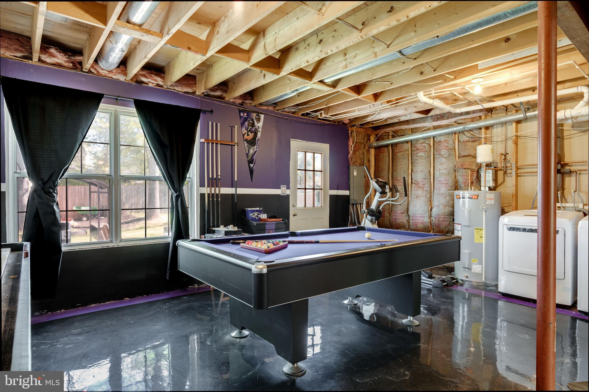333 Silver Ridge Drive Sterling, VA 20164 - Photo 38 of 51 Game Room w/ Door to Rear Fenced Yard