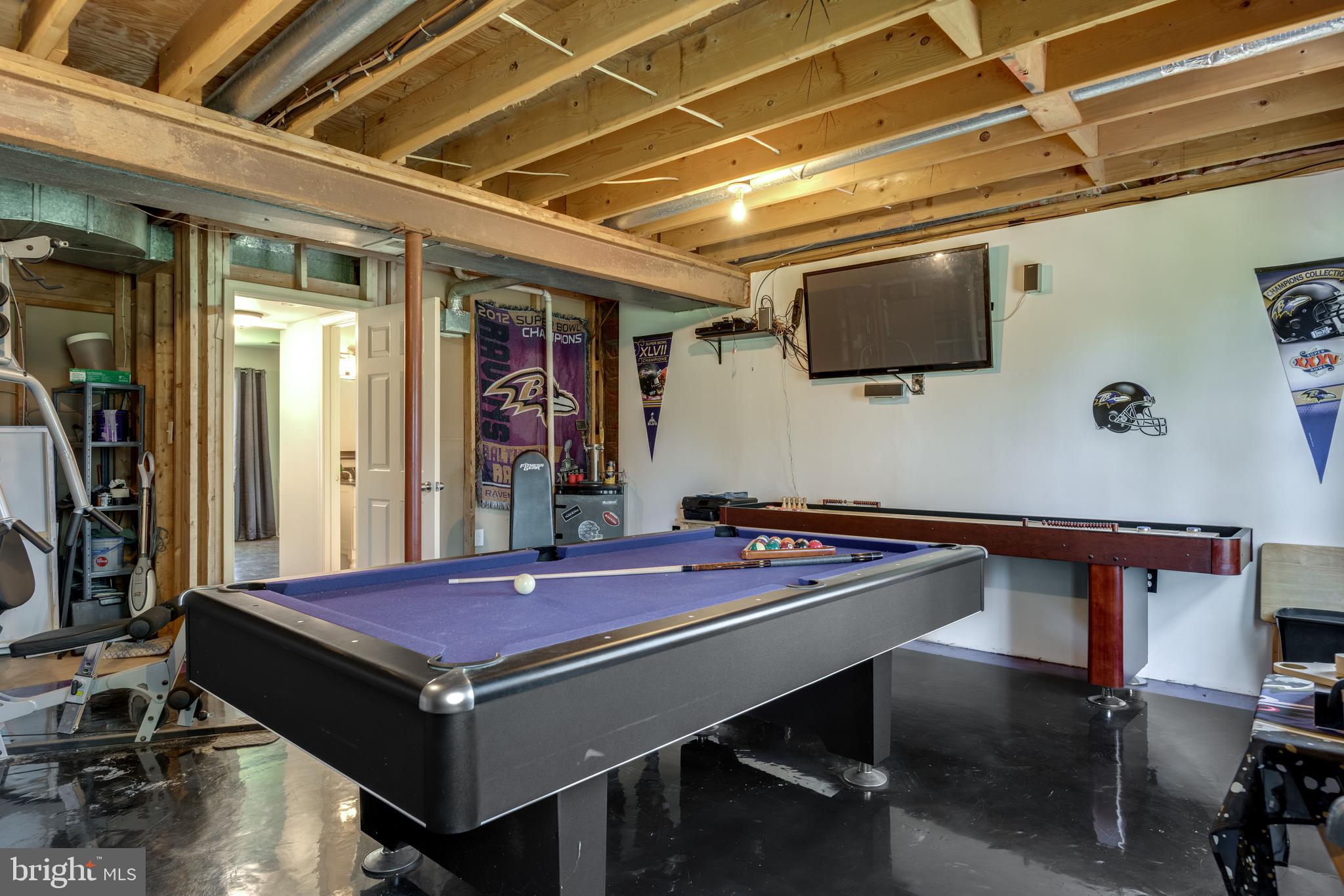 333 Silver Ridge Drive Sterling, VA 20164 - Photo 39 of 51 Rec Room w/ Rough-In for Full BA, Epoxy Floors
