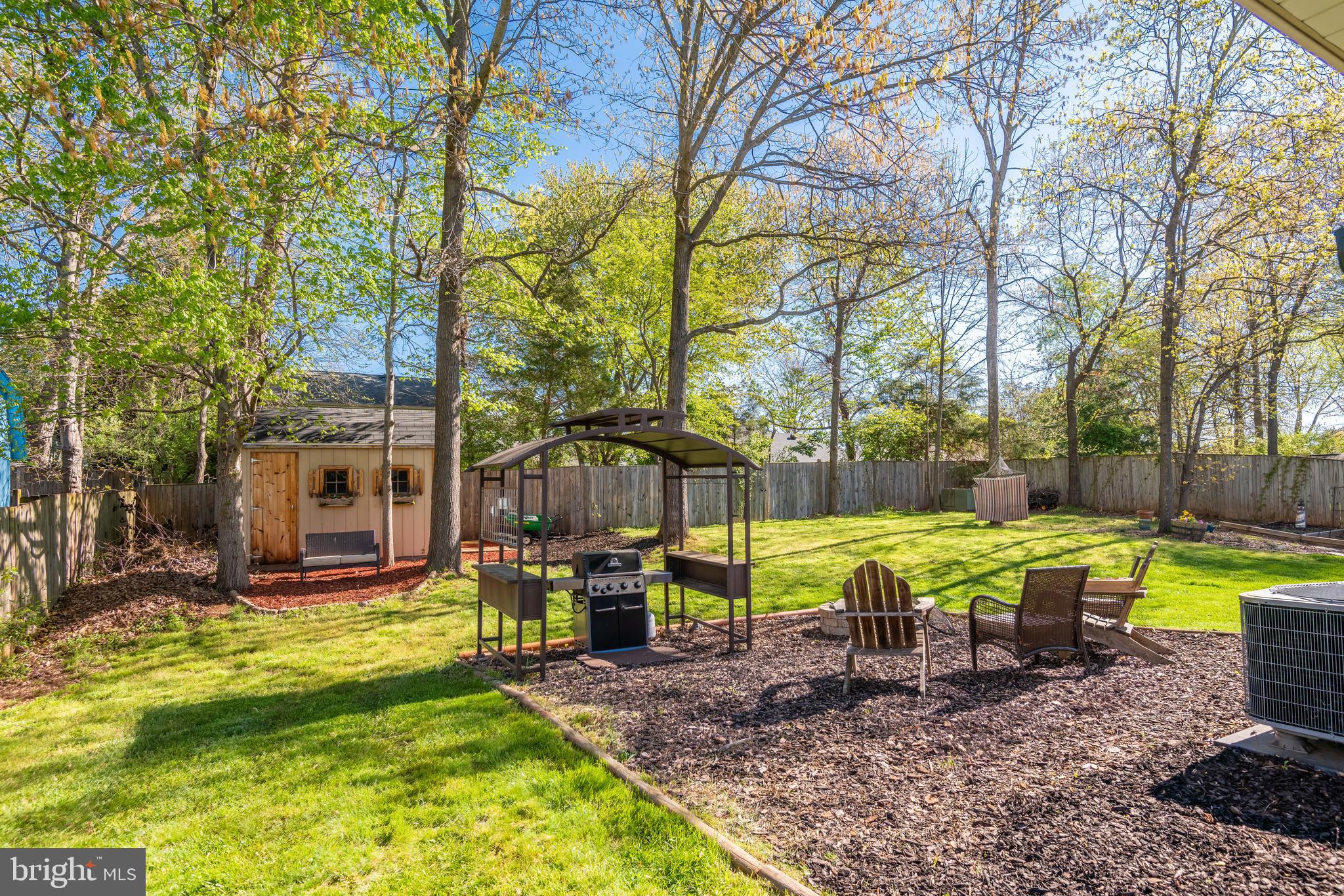 333 Silver Ridge Drive Sterling, VA 20164 - Photo 49 of 51 Flat Fenced Rear Yard, Shed for Storage
