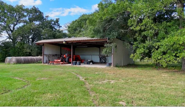 a view of a lake with a beach