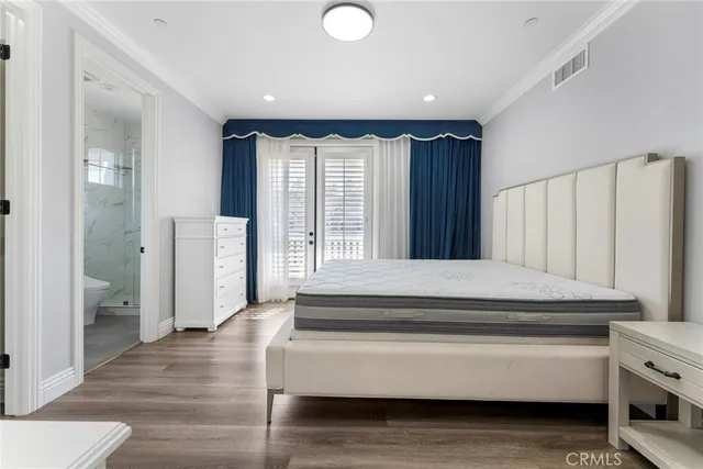 a close view of closet