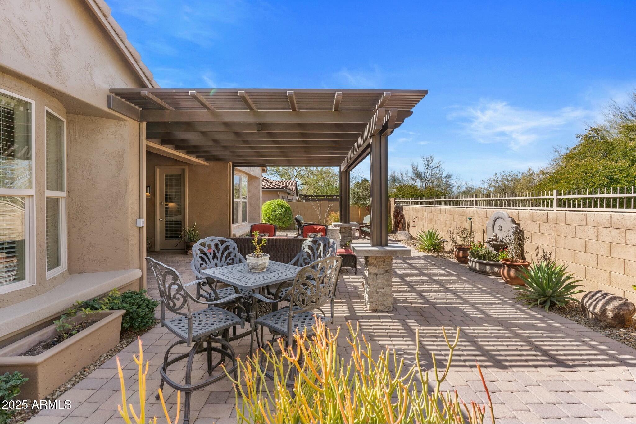2022 West Steed Ridge Phoenix, AZ 85085 - Photo 47 of 85 a view of yard with seating space