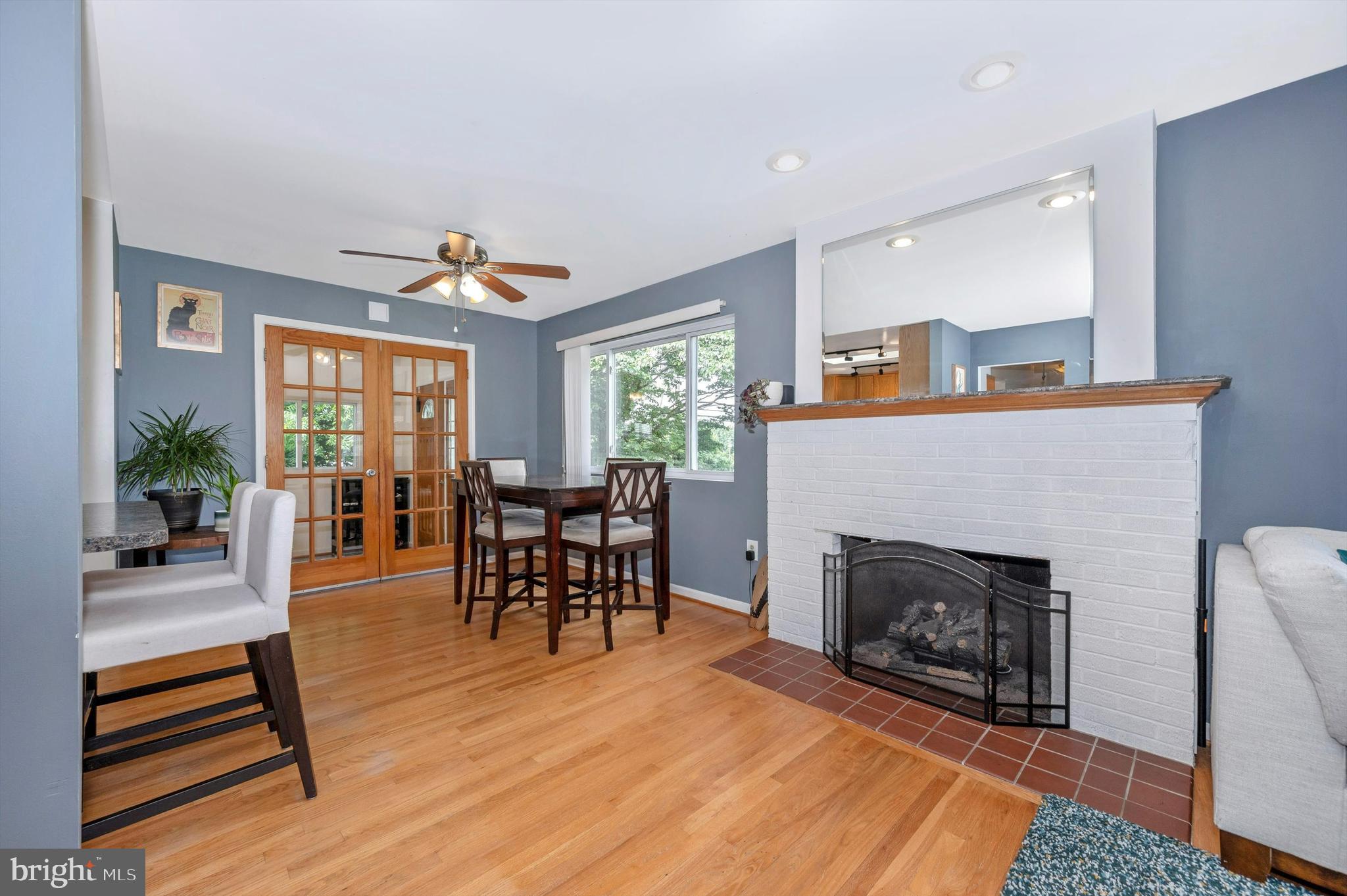 9521 Riggs Road Adelphi, MD 20783 - Photo 11 of 51 View of Gas Fireplace