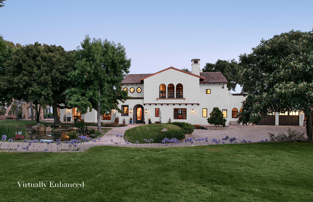 705 Riven Rock Road Montecito, CA 93108 - Photo 2 of 27 Front Exterior (Virtually Enhanced)