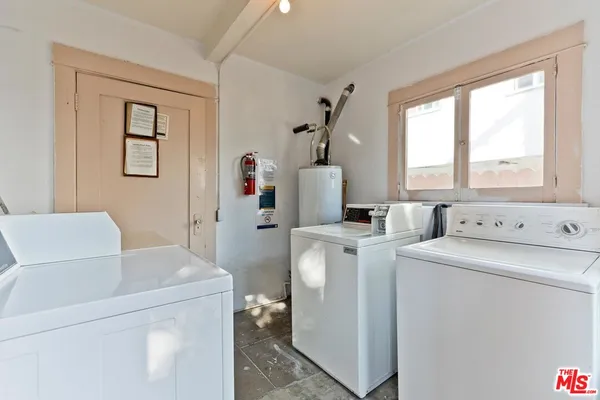 a room with storage and utility