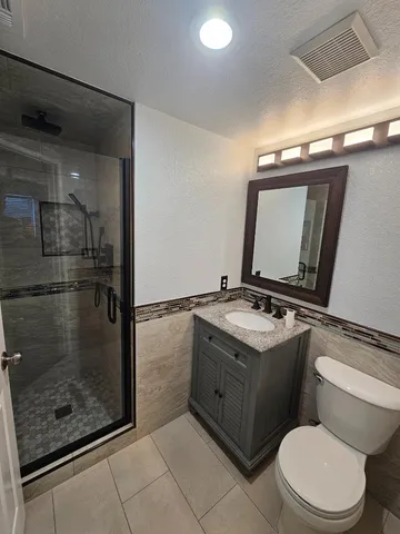 a view of outdoor space with seating area