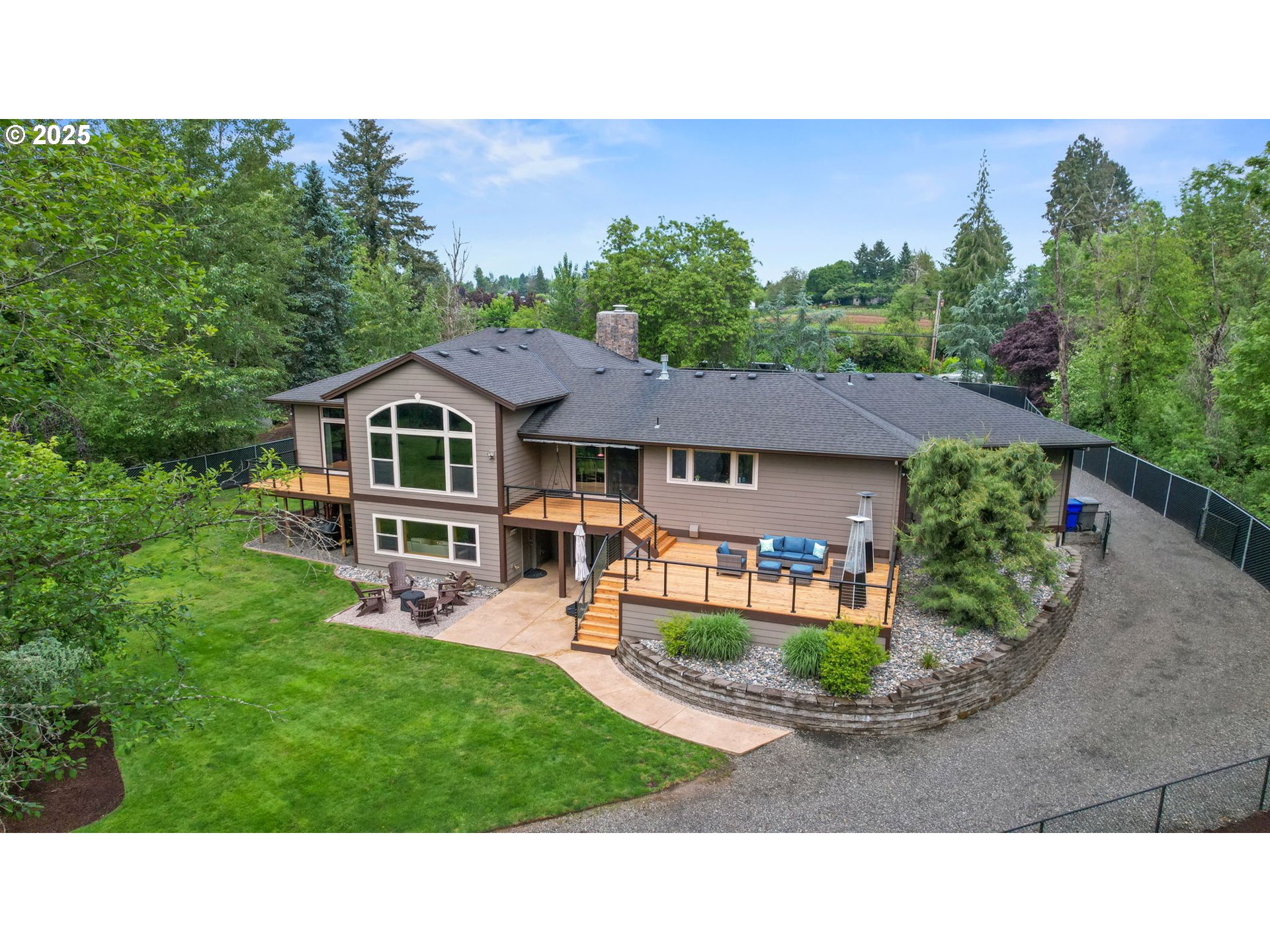 8443 Southeast Orient Drive Gresham, OR 97080 - Photo 42 of 48 a house view with a garden space