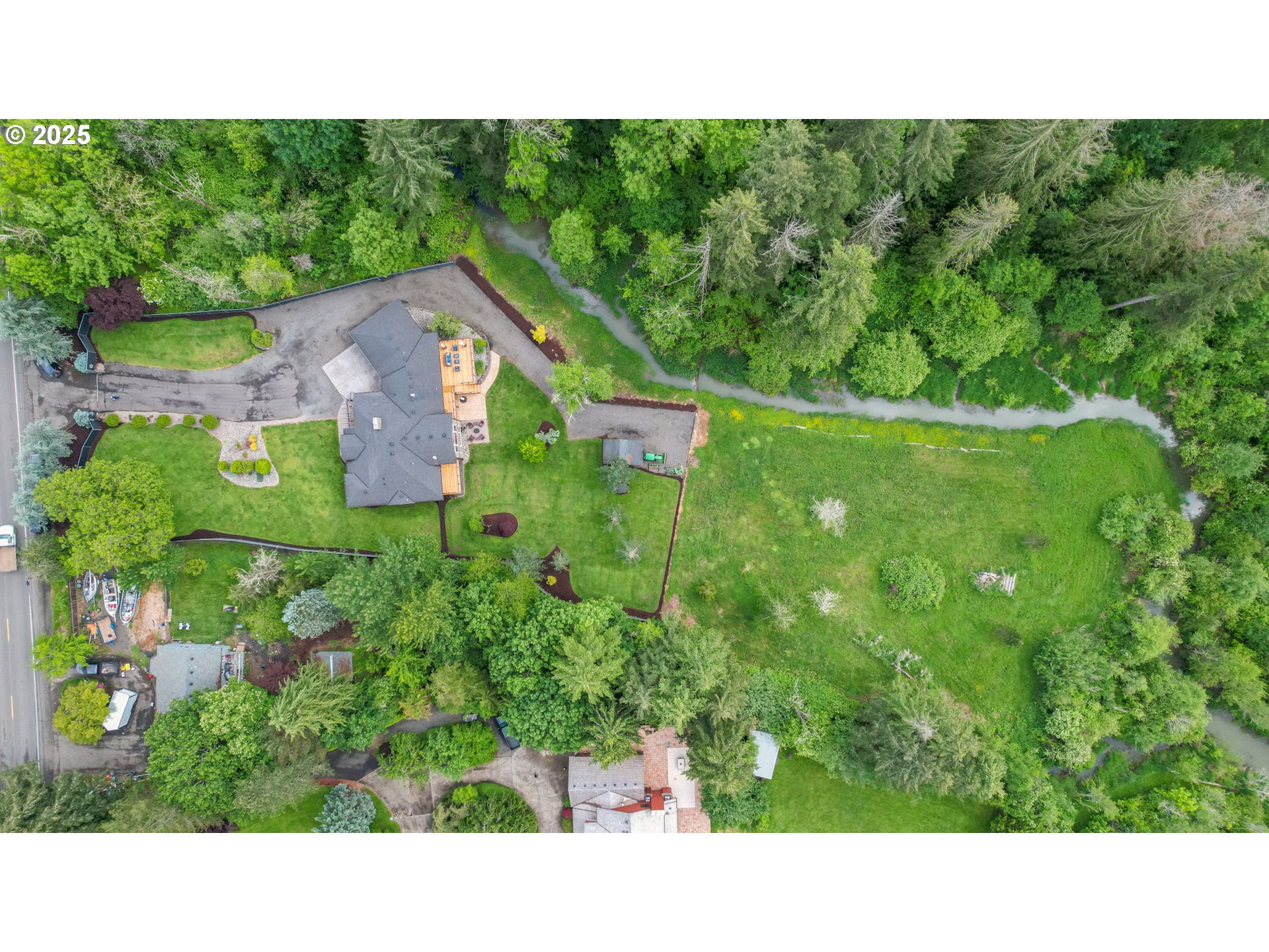 8443 Southeast Orient Drive Gresham, OR 97080 - Photo 46 of 48 a black and white photo of a house