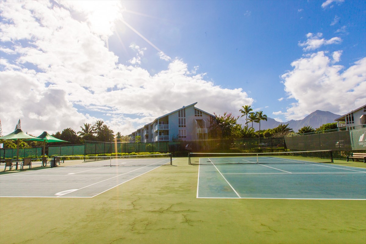 3811 Edward Road, Unit 8204 Princeville, HI 96722 - Photo 15 of 16 a view of tennis court